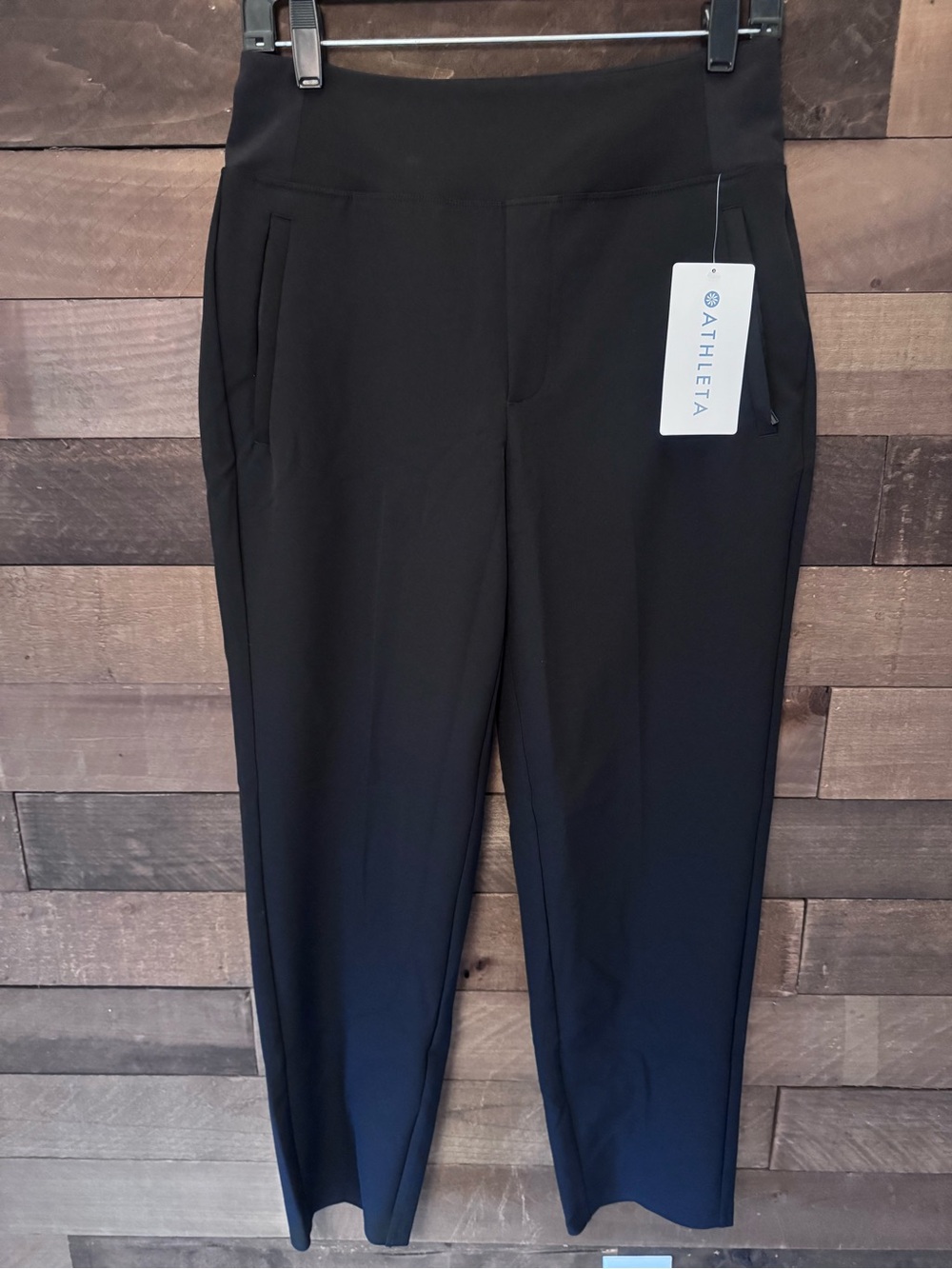 Athleta Black Cropped Ponte Ankle Pants
